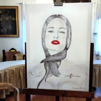 Fusion-Arte-Make-up_Paola-Pierobon-copia-del-quadro-Athena-truccata