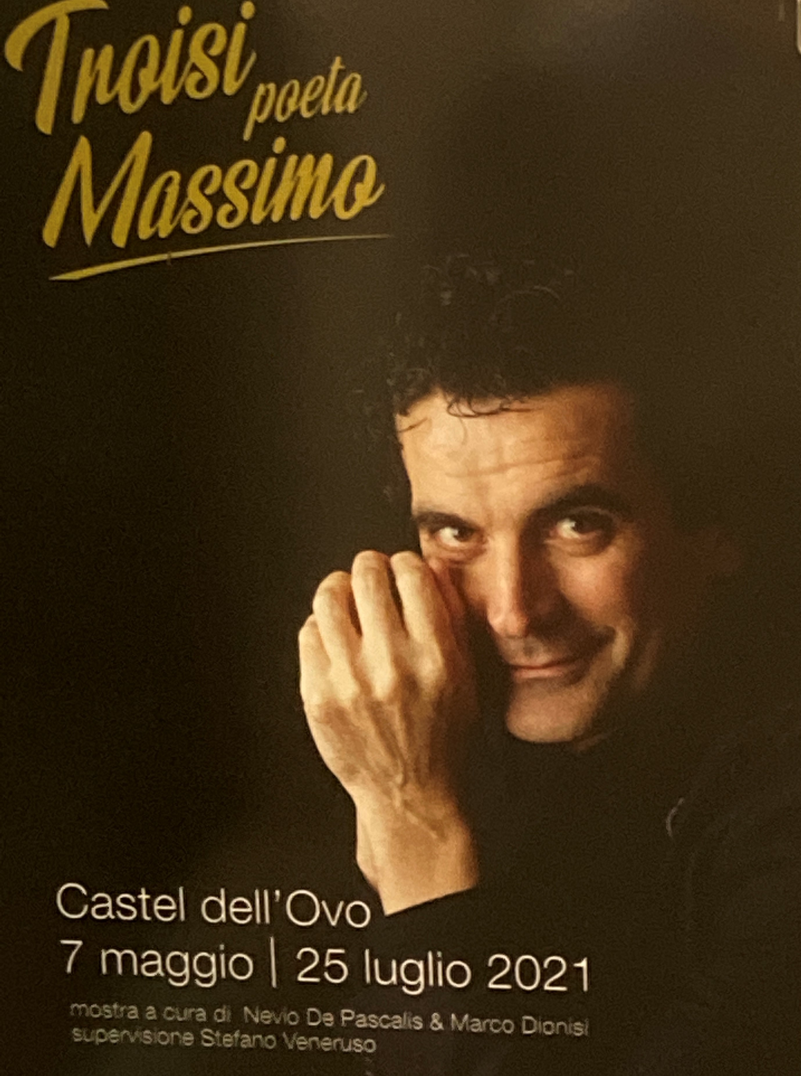 Massimo Troisi Poeta Napoli Castel dell'Ovo