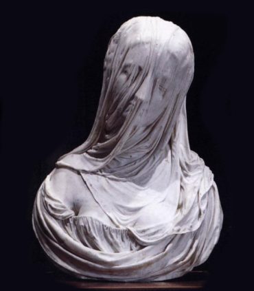 Busto di donna velata_ Antonio Corradini